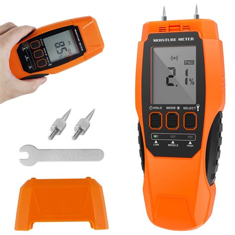 Portable Digital Chemical Moisture Meter convenience store|pinless drywall moisture meter.